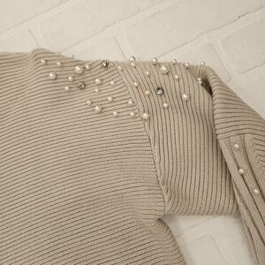 Pearl And Rhinestone Sweater